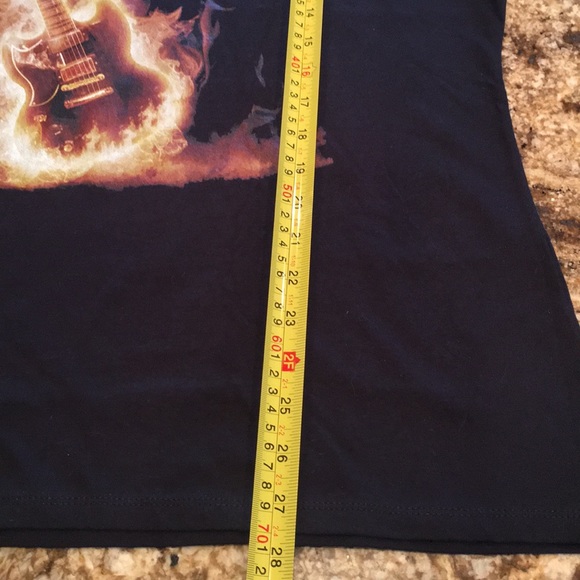 Port & Company Flame Guitar T-Shirt - Picture 10 of 16